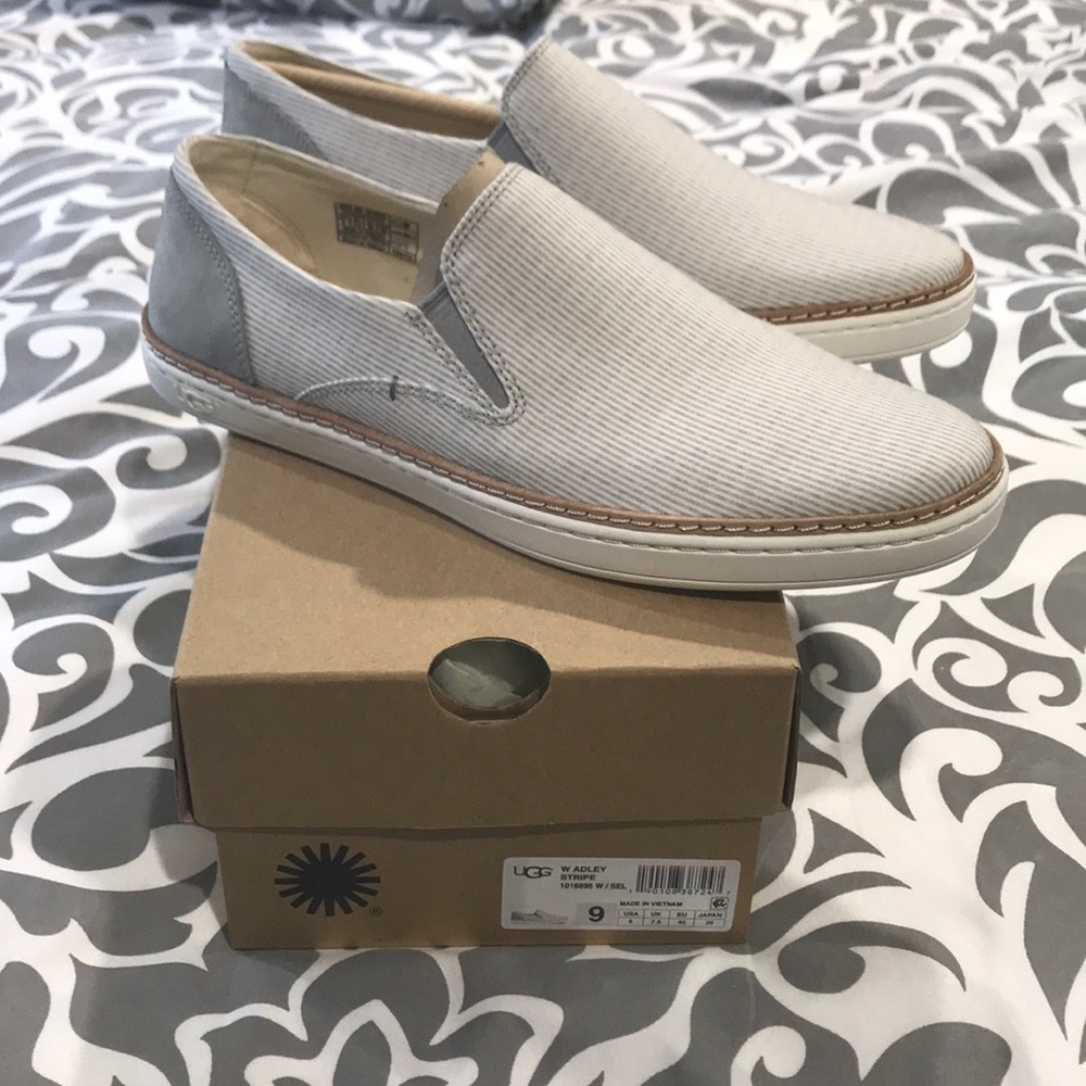 Ugg striped slip-ons